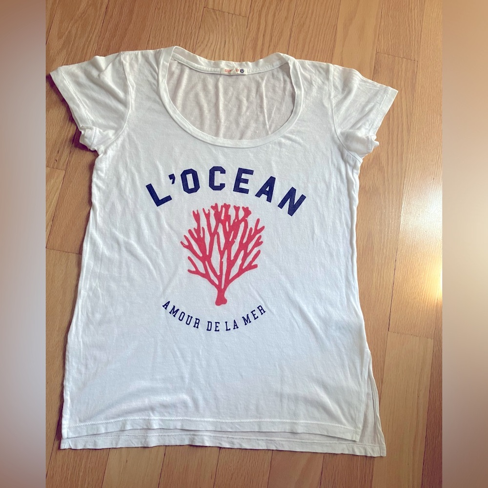 Sundry very soft coral tee size 0/xs